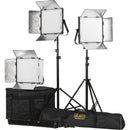 ikan Lyra 1 x 1 Bi-Color 3-Point Soft Panel LED Light Kit