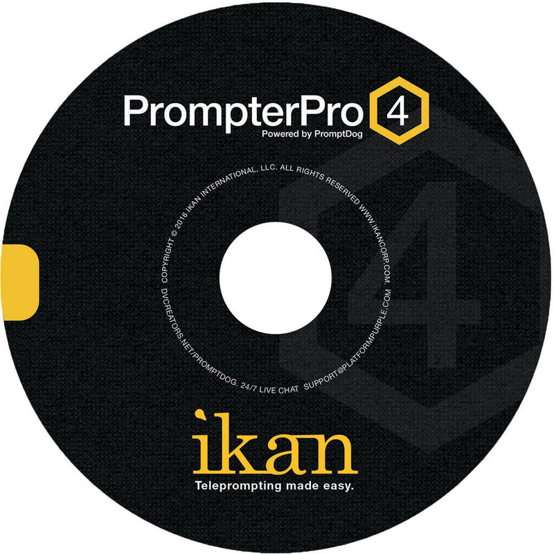 ikan Prompterpro 4 Teleprompting Software for PC and Mac