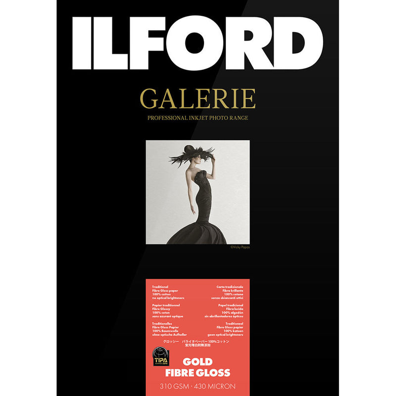 Ilford GALERIE Prestige Gold Fibre Gloss Paper (4 x 6", 50 Sheets)