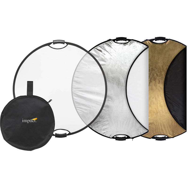 Impact 5-in-1 Collapsible Circular Reflector with Handles (22")