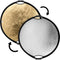 Impact Circular Collapsible Reflector with Handles (22', Gold/Silver)