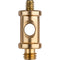 Impact Short Double-Male Round Spigot with Tightening Hole and 1/4"-20 and 3/8"-16 Male Threads