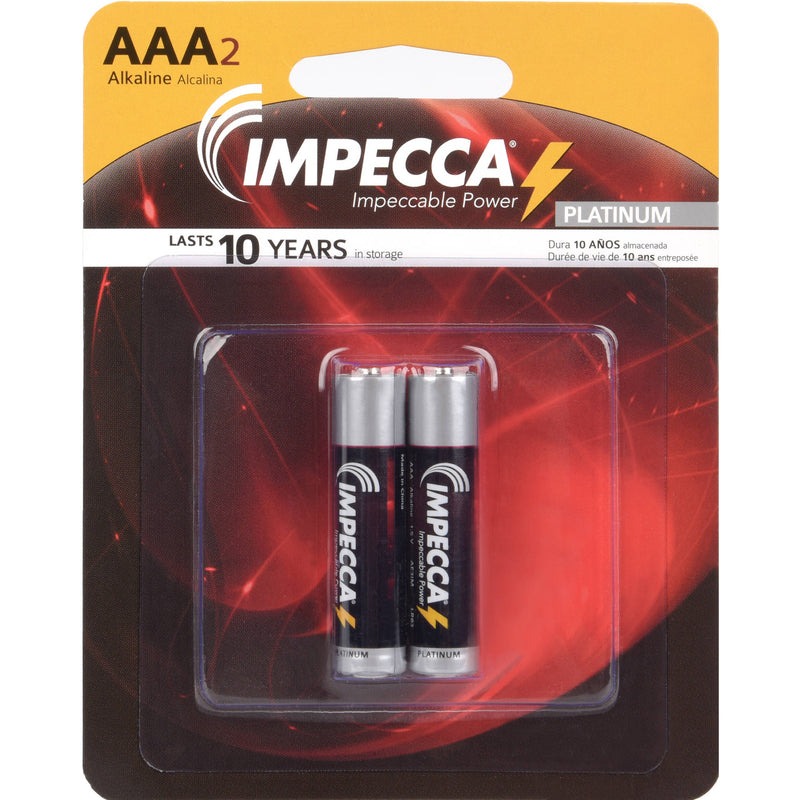 Impecca Alkaline AAA Batteries (2-Pack)