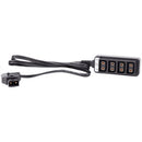 IndiPRO Tools 4-Way D-Tap Splitter Cable Converter