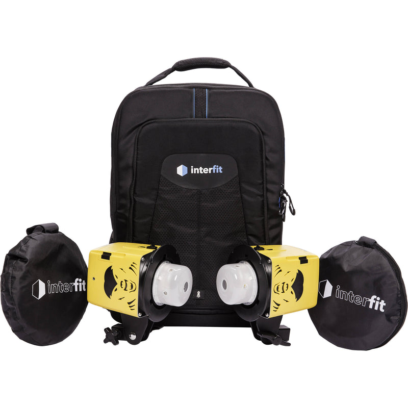 Interfit Badger Unleashed 2-Light Backpack Kit