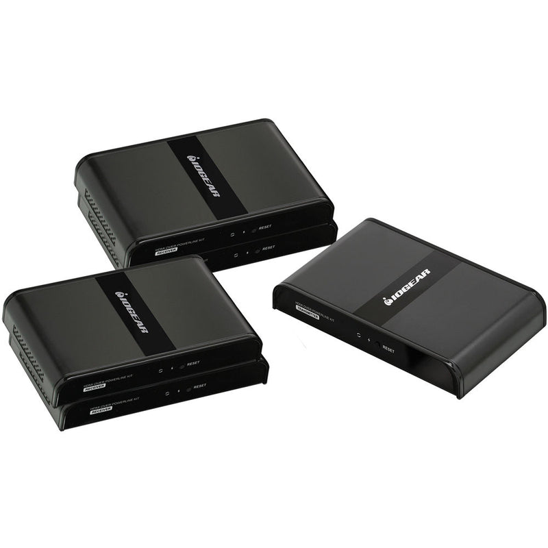 IOGEAR HDMI Over Powerline Pro Kit with 3 Additional Receivers