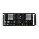 iStarUSA D Storm Series D406SE-B6SL-SL 4U Compact Stylish 6 x 3.5" Hot-Swappable Rack-Mountable Chassis Kit (Silver)