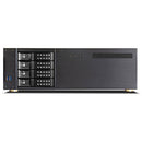 iStarUSA D-340HN-DT 3 RU Compact 4 x 3.5" Bay Trayless Hotswap microATX Desktop Chassis (Black HDD Handles)