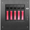 iStarUSA S-35-B5SA Compact Stylish 5x 3.5" Hotswap mini-ITX Tower (Red HDD Handles)