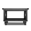 iStarUSA 23.6" Deep 4 RU Simple Server Rack with Wood Top (Black)