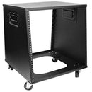 iStarUSA WZ-1050 10U 500mm Depth Sloping Media Rack (Black)