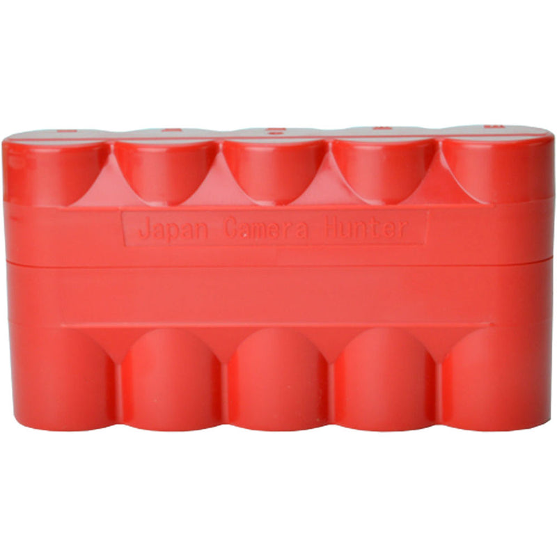 Japan Camera Hunter 120 Film Hard Case (Red, Holds 5 Rolls)