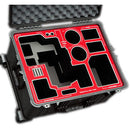 Jason Cases Hard Travel Case for Blackmagic URSA Mini Kit and Bottomplate (Red Overlay)