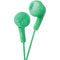 JVC HA-F160 Gumy Earbuds (Green)