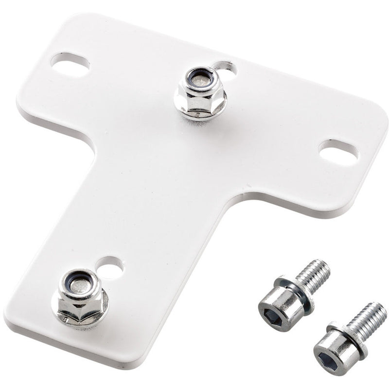 K&M Adapter Panel 6 Horizontal/Vertical T-Mounting Bracket (White)