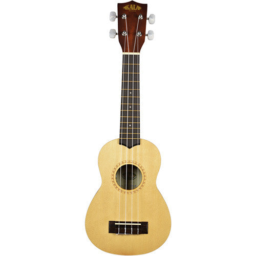 KALA Soprano Ukelele Spruce Top with Rosette