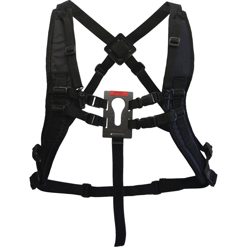 Keyhole Hands-Free Camera/Binoculars Carrying Harness with Shoulder Straps