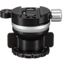 Kirk TLB-1QRL Leveling Base with TQR-2L Tripod Head Quick Disconnect System and Large Plate