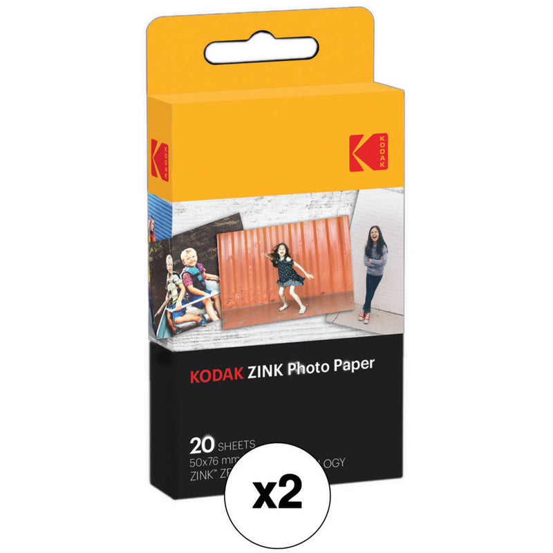 Kodak 2 x 3" ZINK Photo Paper Kit (2-Pack)