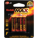 Kodak MAX AAA 1.5V Alkaline Batteries (4-Pack)