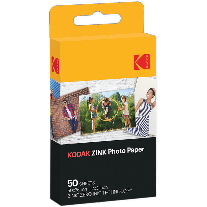 Kodak 2 x 3" ZINK Photo Paper (50 Sheets)