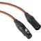 Kopul Premium Performance 3000 Series XLR M to XLR F Microphone Cable - 1.5' (0.45 m), Brown