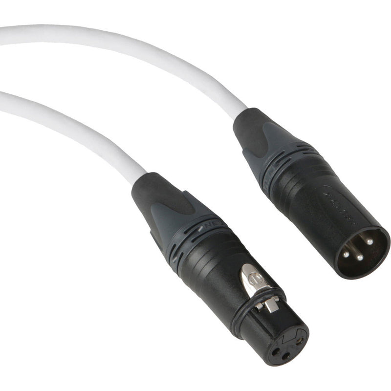Kopul Premium Performance 3000 Series XLR M to XLR F Microphone Cable - 1.5' (0.45 m), White