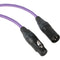Kopul Premium Performance 3000 Series XLR M to XLR F Microphone Cable - 3' (0.91 m), Violet