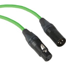 Kopul Premium Performance 3000 Series XLR M to XLR F Microphone Cable - 25' (7.6 m), Green