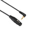 Kopul XRSM 3-Pin XLR Female to 3.5mm RA Stereo Mini-Plug Cable (3')