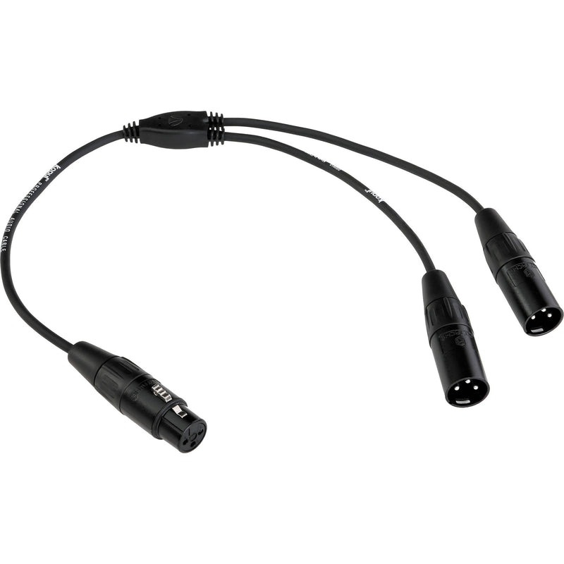 Kopul XLR Y Cable (XLR-F to Dual XLR-M)