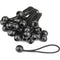 Kupo Heavy-Duty 6" Black Bungee Loops (50-Pack)