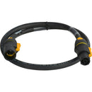 Laird Digital Cinema Neutrik TRUE1 powerCon Male to Female 20A AC Power Extension Cable (25')