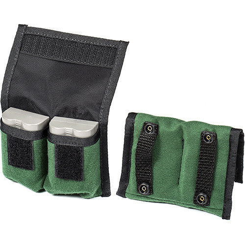 LensCoat BatteryPouch DSLR 2+2 (2 Pack, Green)