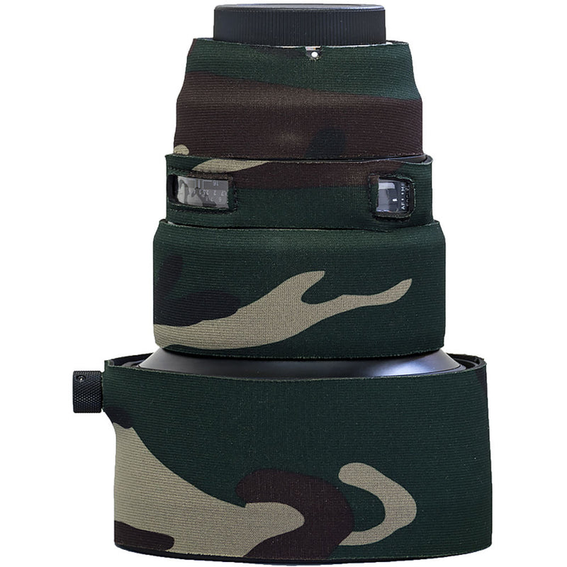 LensCoat Lens Cover for the Sigma 105mm f/1.4 DG HSM Art Lens (Forest Green Camo)