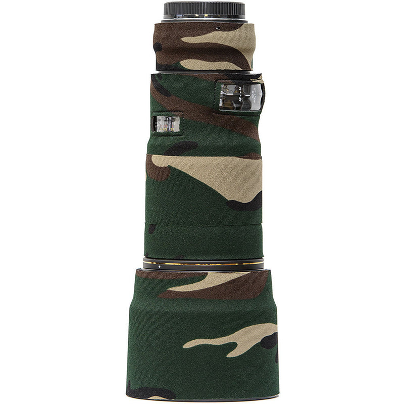 LensCoat Telephoto Lens Cover for Sigma 180mm Macro f/2.8 EX DG OS HSM (Forest Green Camo)