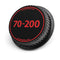 LenzBuddy 70-200mm Rear Lens Cap (Black & Red)