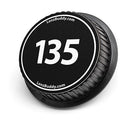 LenzBuddy 135mm Rear Lens Cap (Black & White)