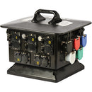 Lex Products PowerHouse 100A 3-Phase Pagoda to 15 Duplex Receptacles Power Distribution Box