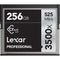 Lexar 256GB Professional 3500x CFast 2.0 Memory Card
