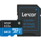 Lexar 64GB High-Performance 633x UHS-I microSDXC Memory Card with SD Adapter