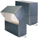 Lineco Letter Archival Document Storage Case (Blue/Gray)