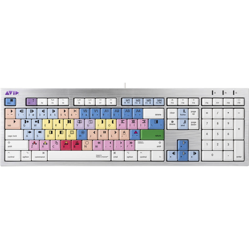 LogicKeyboard ALBA Mac Avid Media Composer Keyboard (American English)