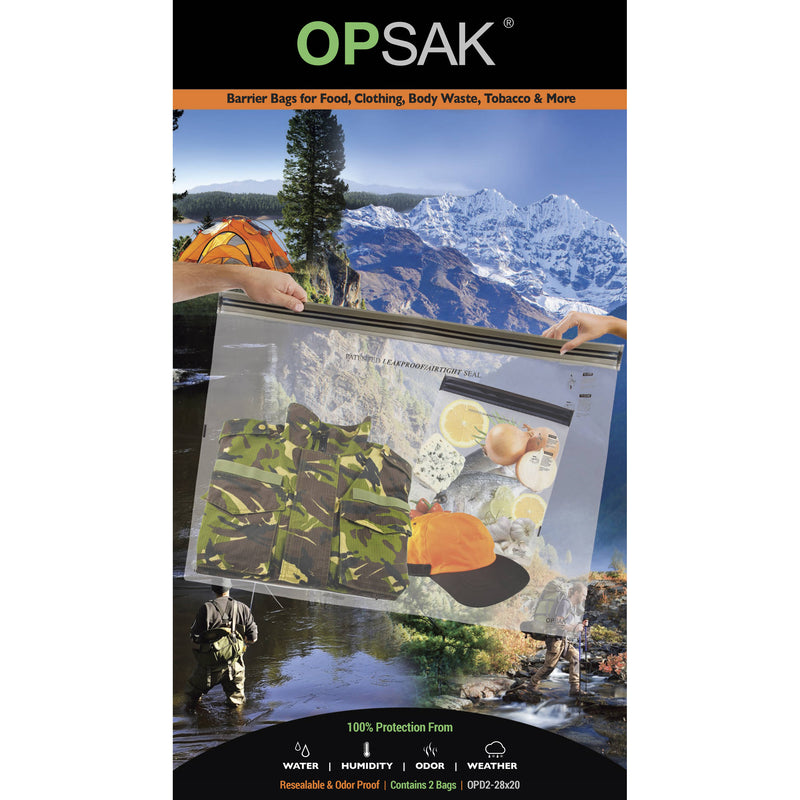 LOKSAK OPSAK Waterproof Bags - 28 x 20" (2-Pack)