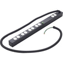 Lowell Manufacturing 10-Outlet ACS-2010-RPC-HW Power Strip with 6' Flexible Conduit & Pigtail Leads (20A)
