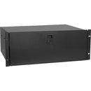 Lowell Manufacturing 4U 14.5"Deep 19" Rack Utility Drawer with Slam Latch and Key Lock (Black)