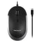 Macally USB Type-C Optical Mouse (Black/Space Gray)