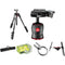 Manfrotto MT190CXPRO4 Carbon Fiber Tripod with 490 Center Ball Head and Accessories Kit