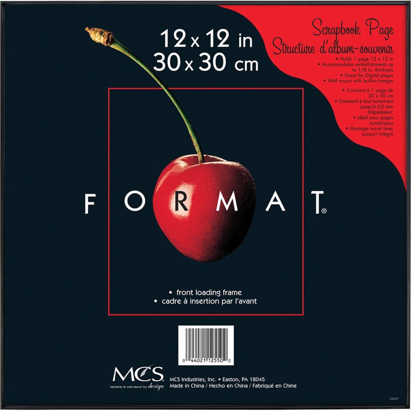 MCS Format Frame (12 x 12", Black)