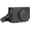 MegaGear Ever Ready Leather Camera Case for Canon PowerShot SX730 HS (Black)